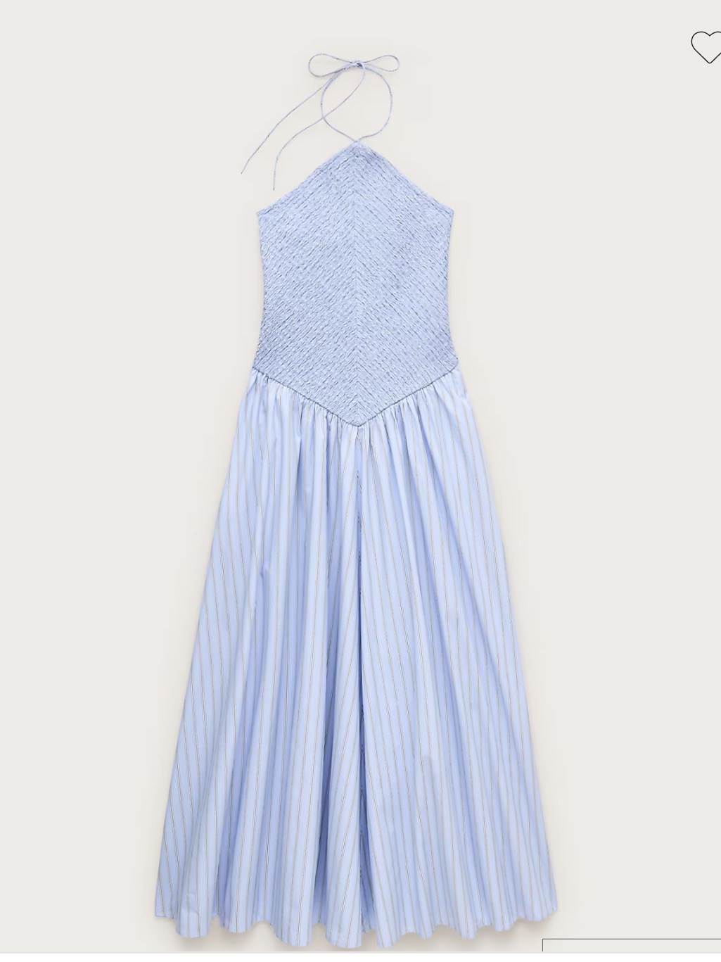 Striped Halter Dress